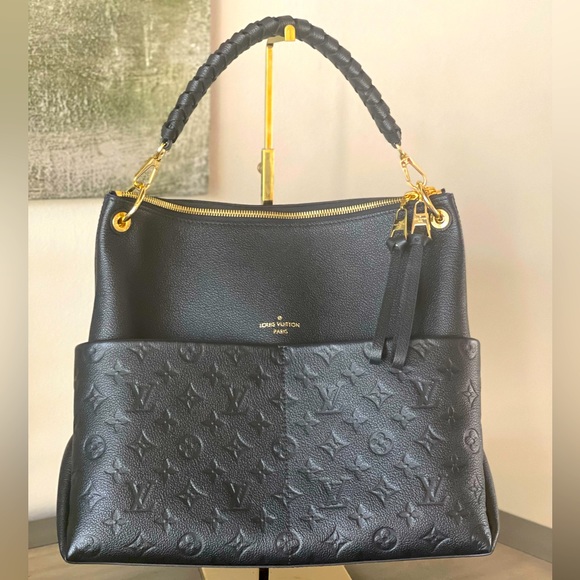 Louis Vuitton Handbags - GORGEOUS 100% Authentic Louis Vuitton black Maida handbag hobo crossbody